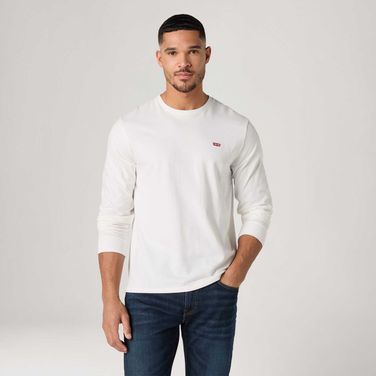 Blusa Levi's® Original Housemark Branca Manga Longa