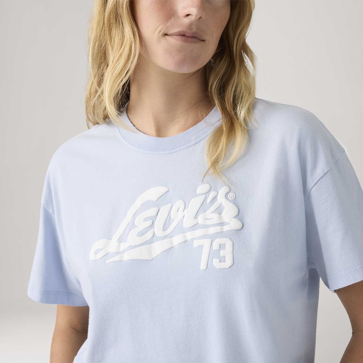Camiseta Levi's® Graphic Anyday Azul Manga Curta - Levi's® Brasil