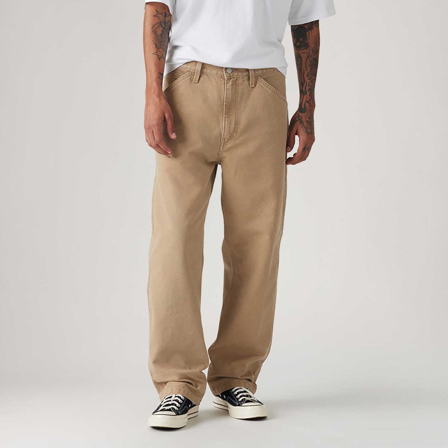 Calça Jeans Levi's® 568® Loose Straight Carpenter Bege - Levi's
