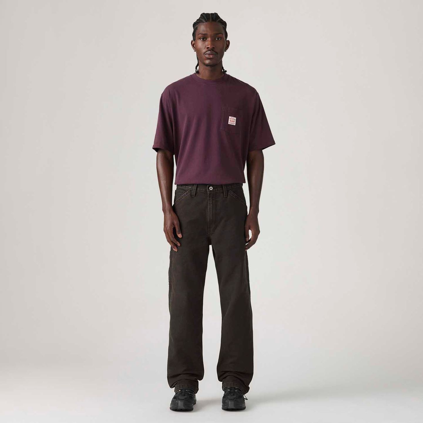 Calça Jeans Levi's® 568® Loose Straight Carpenter Preta - Levi's