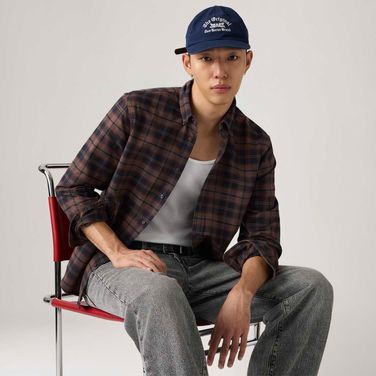 Camisa Levi's® Authentic Button Down Marrom