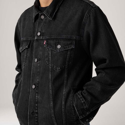 Jaqueta Jeans Levi's® Relaxed Trucker Preta