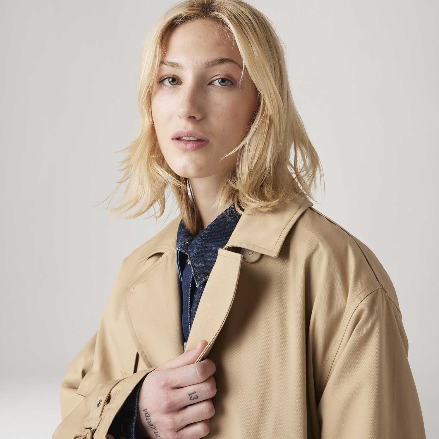 Trench Coat Levi's® Spade Bege - Levi's® Brasil