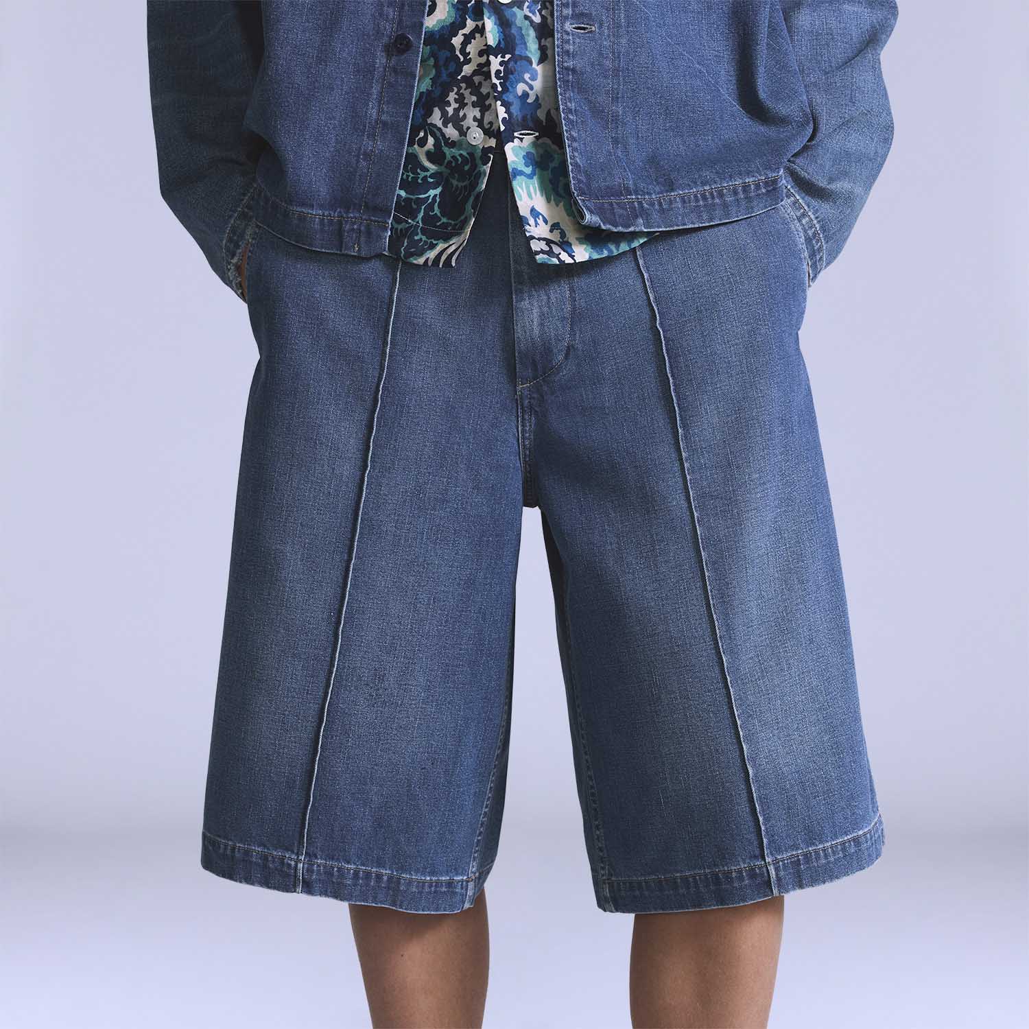 Bermuda Jeans Levi's® Blue Tab Work Lavagem Média - Levi's® Brasil