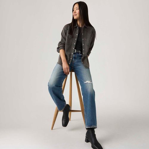 Camisa Jeans Levi's® Teodora Western Preta