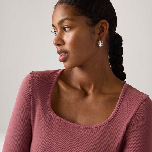 Blusa Levi's® Essential Rosa Manga Longa