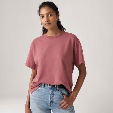 Camiseta Levi's® Vintage Manga Curta Vermelha