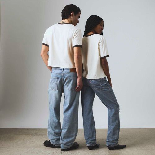Camiseta Levi's® Pride Shrunken Ringer Tee Branca