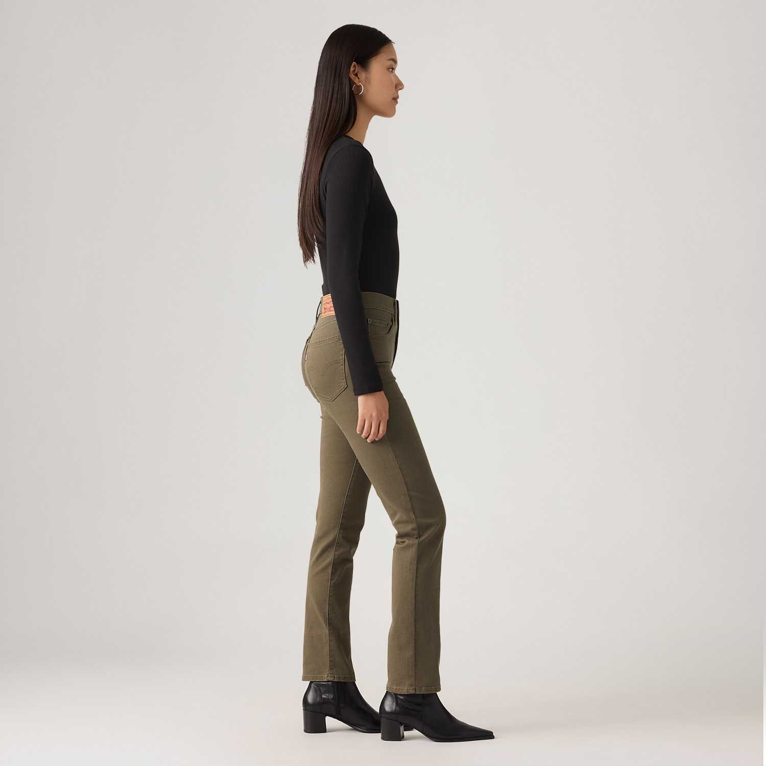 Calça Jeans Levi's® 724® High Rise Straight Marrom - Levi's® Brasil