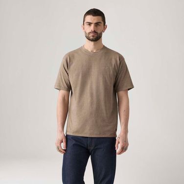 Camiseta Levi's® Red Tab Vintage Manga Curta Marrom