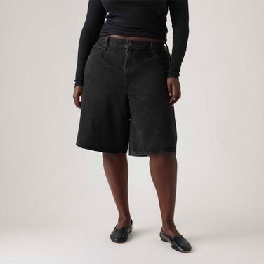 Bermuda Jorts Jeans Levi's® Baggy Dad Preta