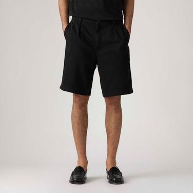 Bermuda Jeans Levi's® Baggy Pleated Preta