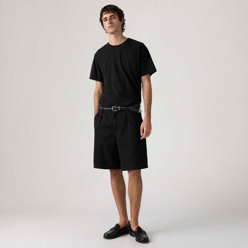 Bermuda Jeans Levi's® Baggy Pleated Preta