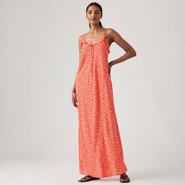 Vestido Levi's® Sarita Midi Slip Dress Vermelho
