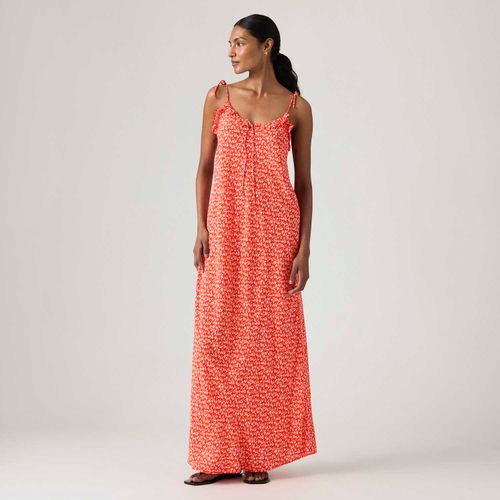 Vestido Levi's® Sarita Midi Slip Dress Vermelho