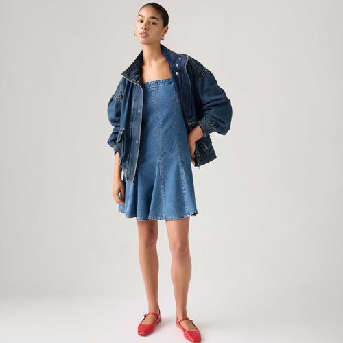 Vestido Jeans Levi's® Godet Lavagem Média