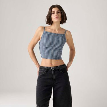 Top Levi's® Square Neck Tank Azul