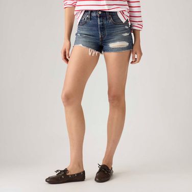Shorts Jeans Levi's® 501® Original Lavagem Escura