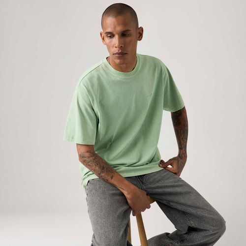 Camiseta Levi's® Red Tab Vintage Manga Curta Verde