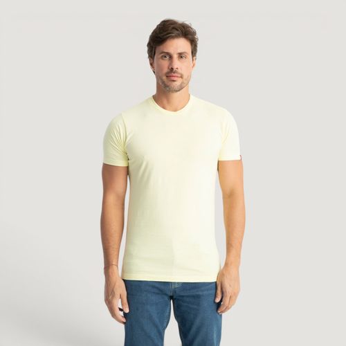 Camiseta Levi's® Slim Tab Amarela Manga Curta