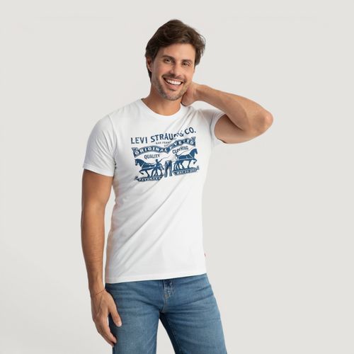 Camiseta Levi's® Graphic Set-in Neck Manga Curta