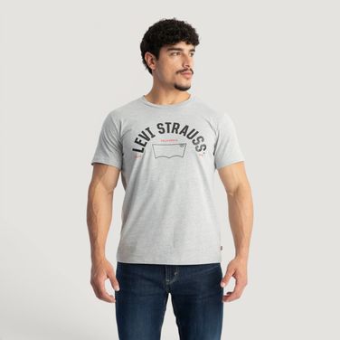 Camiseta Levi's® Graphic Set-in Neck Manga Curta