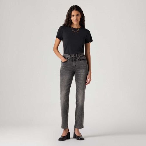 Calça Jeans Levi's® 724® High Rise Straight Preta
