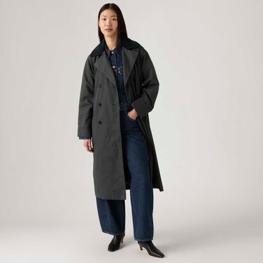 Trench Coat Levi's® Bree Barn Cinza