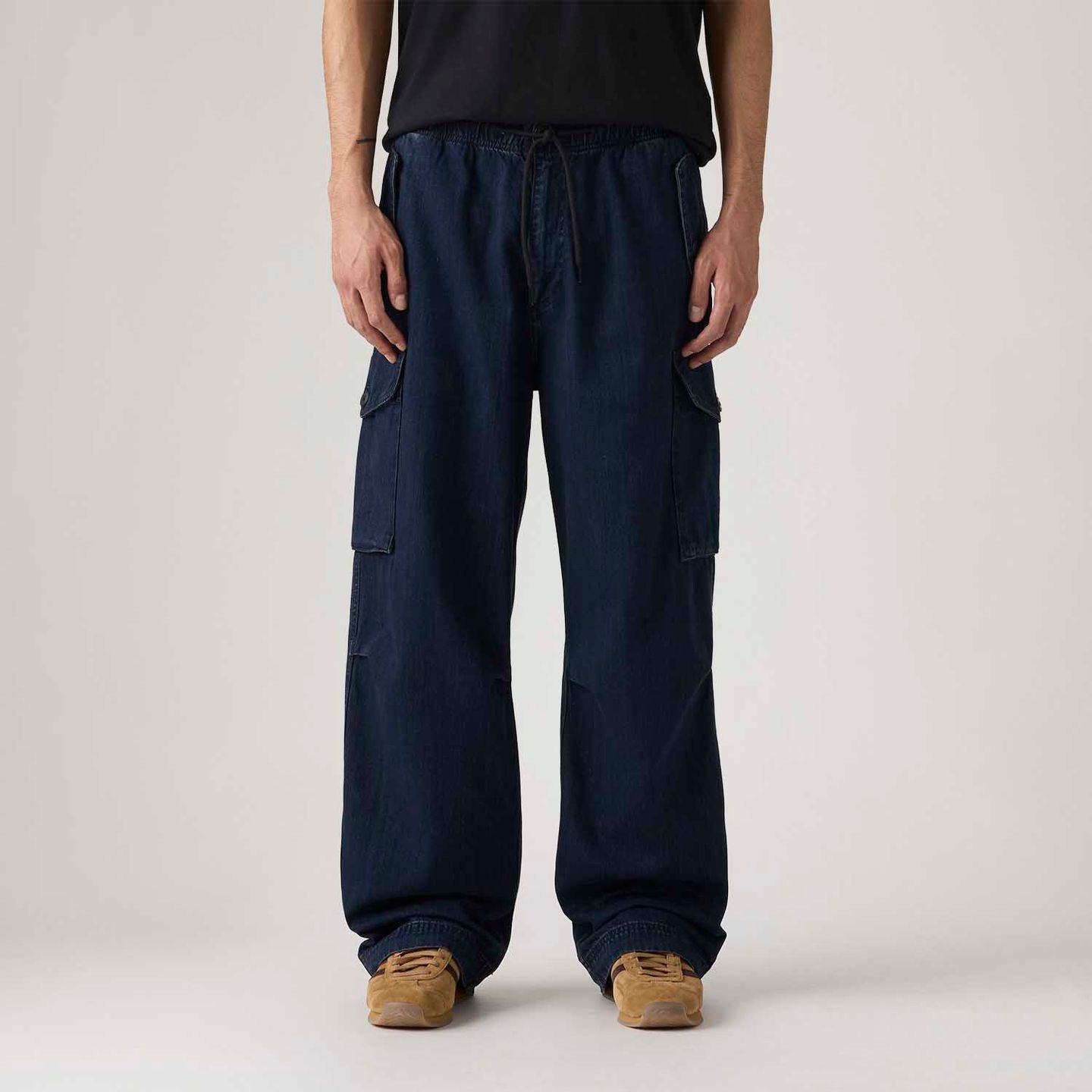 Calça Jeans Levi's® Baggy Field Cargo Azul Marinho - Levi's® Brasil