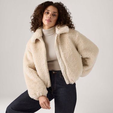 Casaco Levi's® Elle Sherpa Jacket Bege