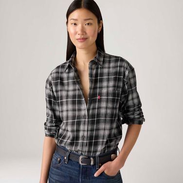 Camisa Levi's® Western Harlie Flannel Preta