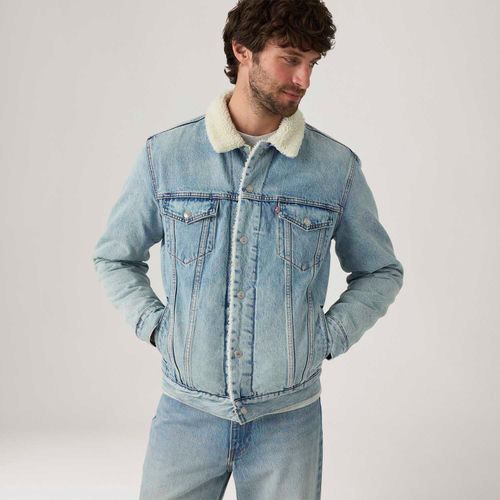 Jaqueta Jeans Levi's® Trucker Type III Sherpa Preta