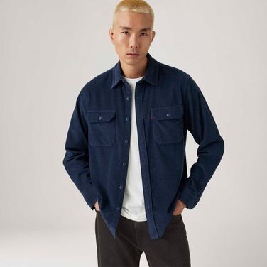 Camisa Jeans Levi's® Jackson Worker Preta