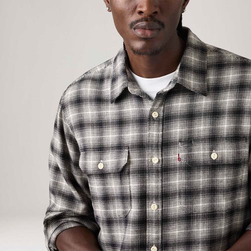 Camisa Jeans Levi's® Jackson Worker Preta