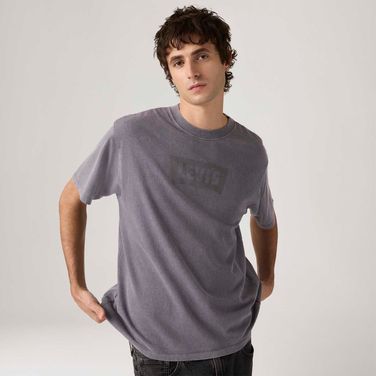 Camiseta Levi's® Vintage Graphic Manga Curta Cinza