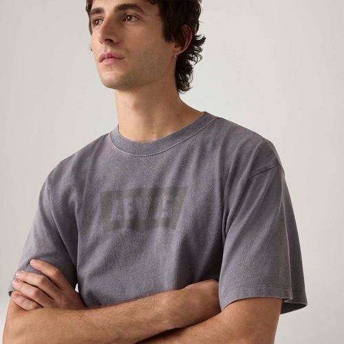 Camiseta Levi's® Vintage Graphic Manga Curta Cinza