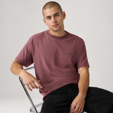 Camiseta Levi's® Red Tab Vintage Manga Curta Vinho