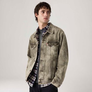 Jaqueta Jeans Levi's® Trucker Relaxed Marrom