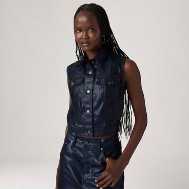 Colete Levi's® XS Waistband Azul Marinho