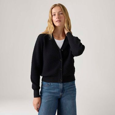 Cardigã Levi's® Snowflack Preto