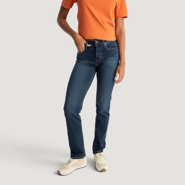 Calça Jeans Levi's® 724® High Rise Straight Lavagem Escura