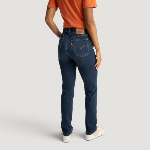Calça Jeans Levi's® 724® High Rise Straight Lavagem Escura