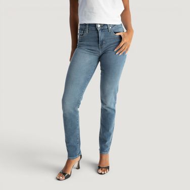 Calça Jeans Levi's® 724® High Rise Straight Lavagem Média