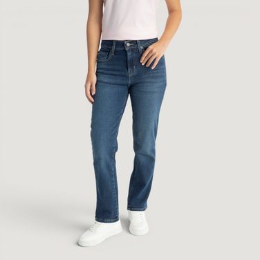 Calça Jeans Levi's® 724® High Rise Straight Lavagem Média
