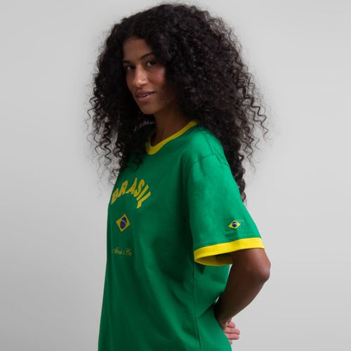 Camiseta Brasil Levi's® Graphic Verde Manga Curta