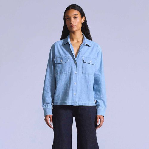 Camisa Levi's® Blue Tab Coral Shirt Lavagem Clara