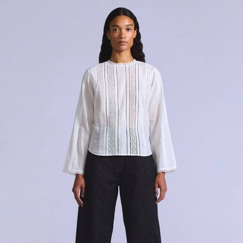 Blusa Levi's® Blue Tab Palmo Off White