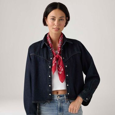 Bandana Levi's® Satin Vermelha