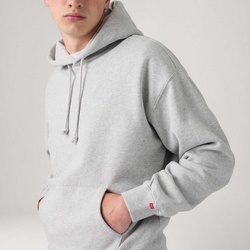 Moletom Levi's® Authenic Hoodie com Capuz Cinza Claro