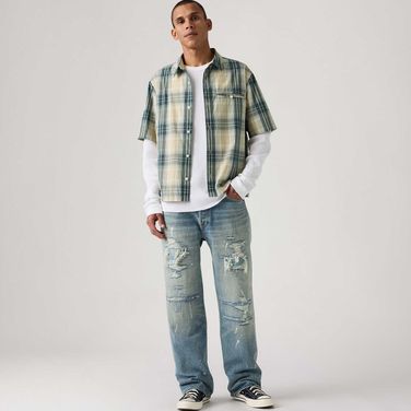 Calça Jeans Levi's® 501® Loose Lavagem Clara
